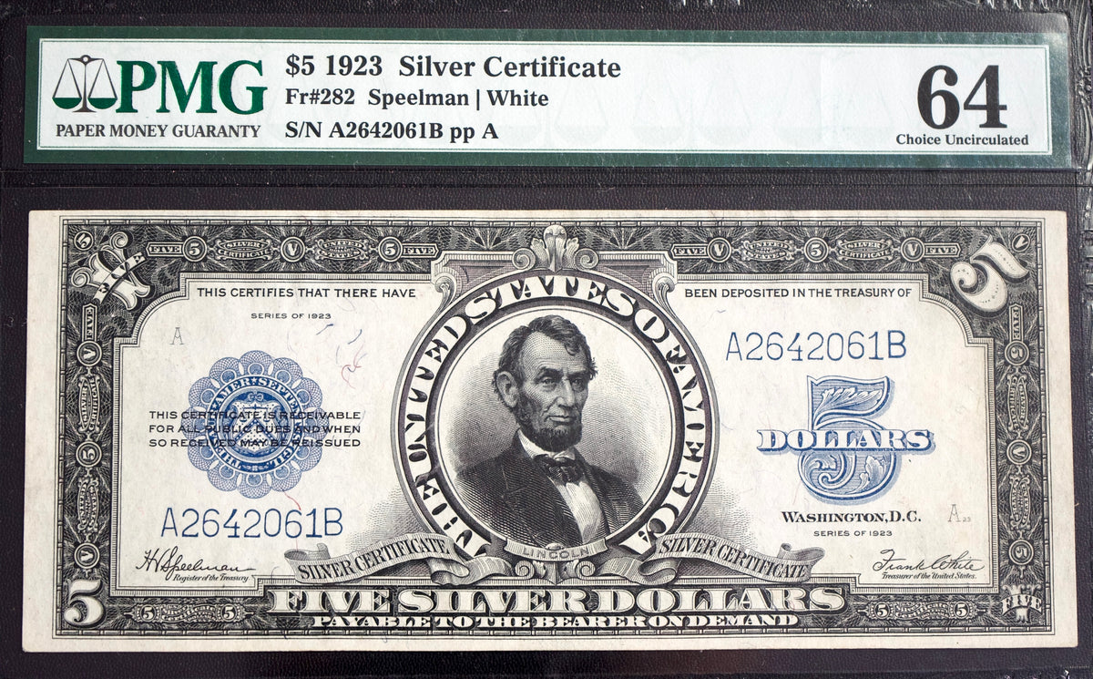 1923 $5 Silver Certificate &quot;Porthole&quot;
