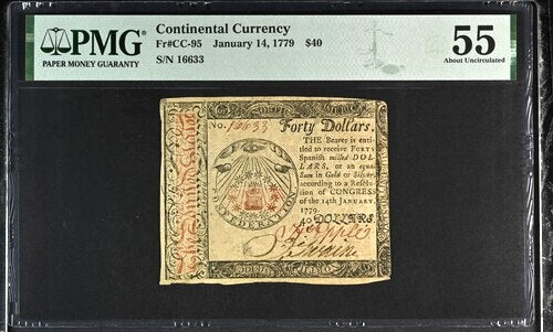 1779 $40 Colonial - Continental