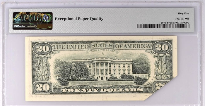 1993 $20 Federal Reserve Error Note