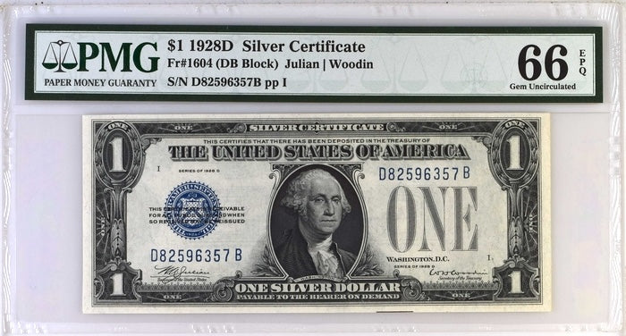 1928D $1 Silver Certificate