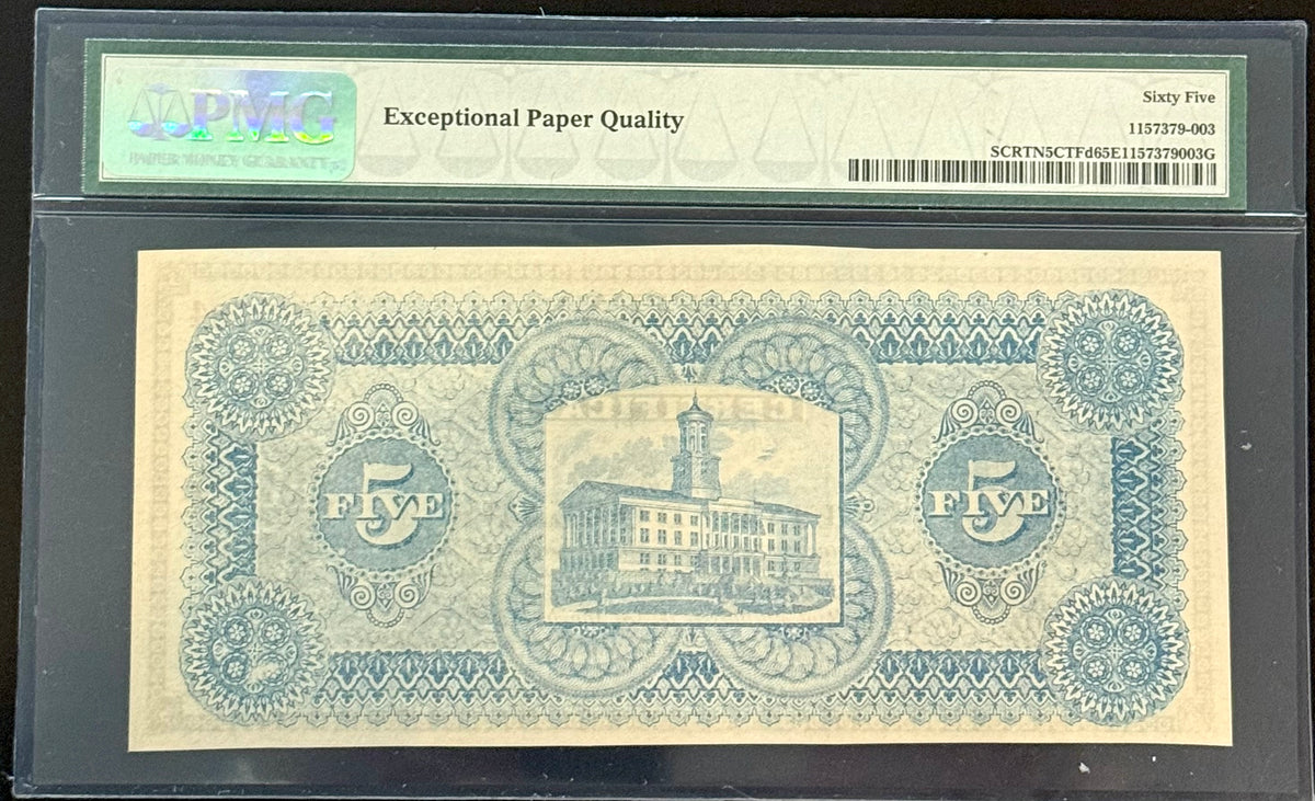 1883 $5 Nashville, Tennessee