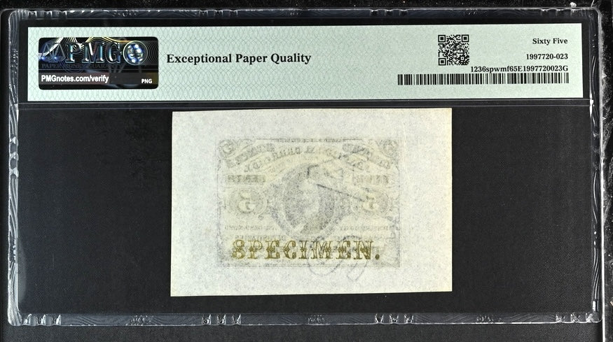 1863 .05c Fractional Wide Margin Specimen