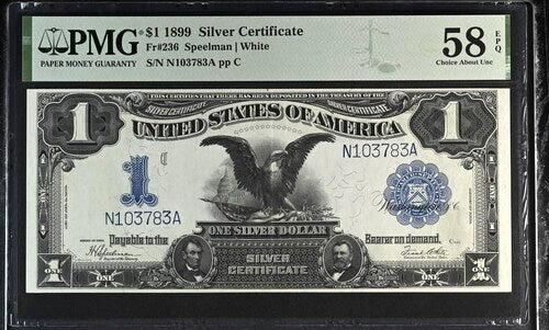 1899 $1 Silver Certificate &quot;Black Eagle&quot;