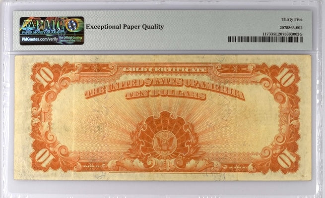 1922 $10 Gold Certificate