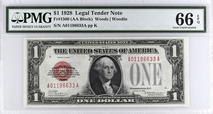 1928 $1 Legal Tender &quot;Puerto Rico&quot;
