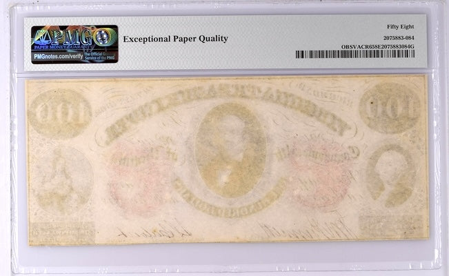 1862 $100 Obsolete Richmond, Virginia
