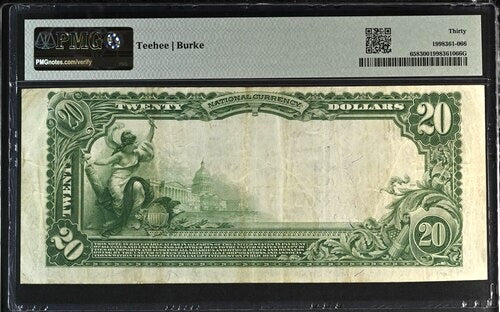 1902 $20 National Plain Back - 11227