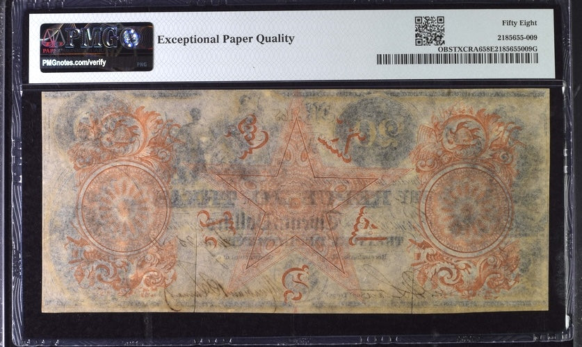1839 $20 Republic of Texas