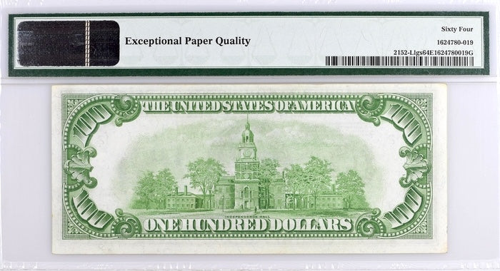 1934 $100 Federal Reserve San Francisco