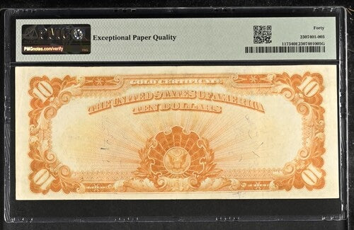 1922 $10 Gold Certificate