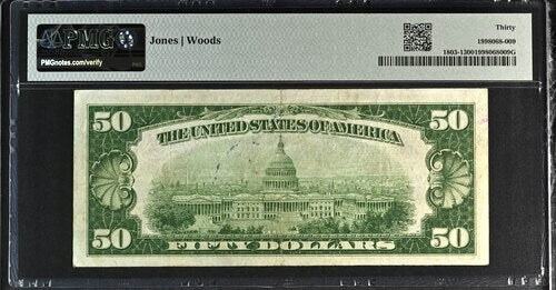 1929 $50 National Walden, New York