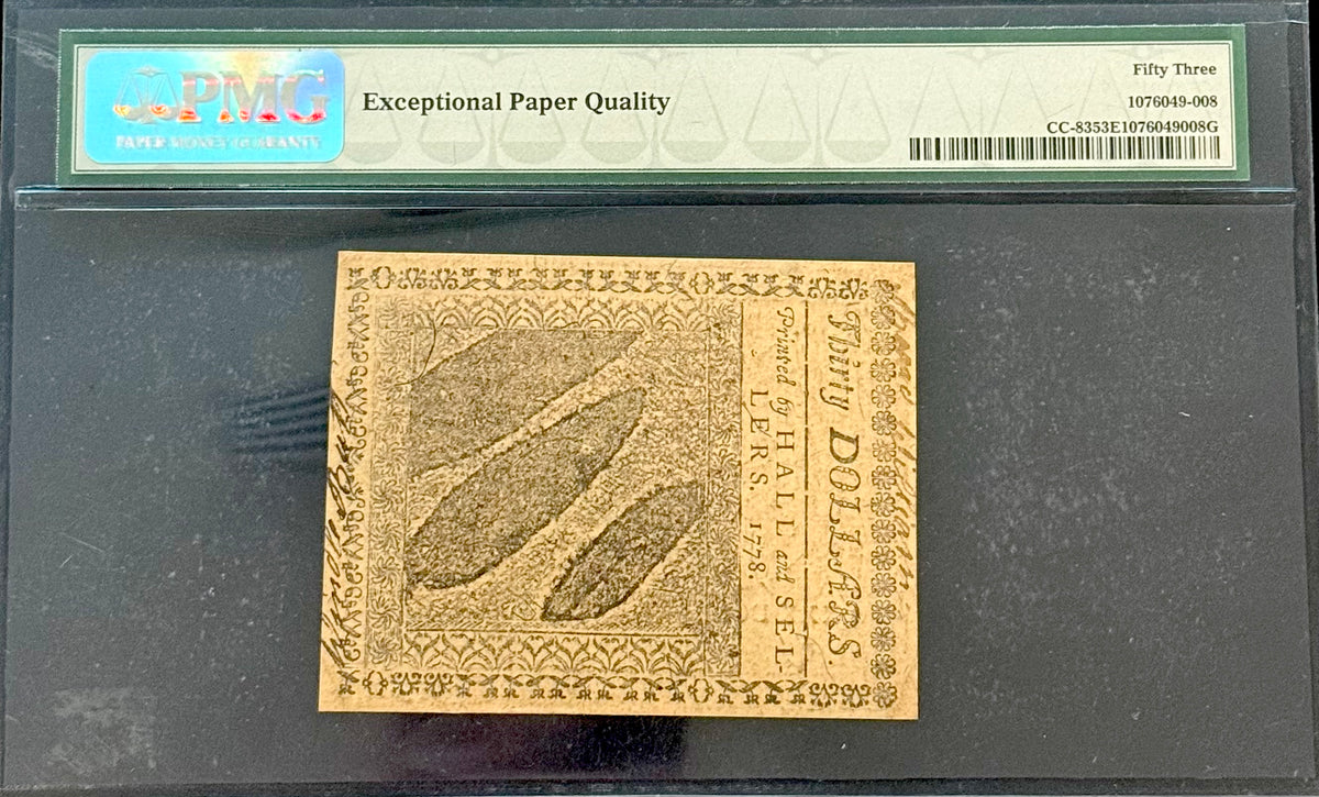 1778 $30 Colonial