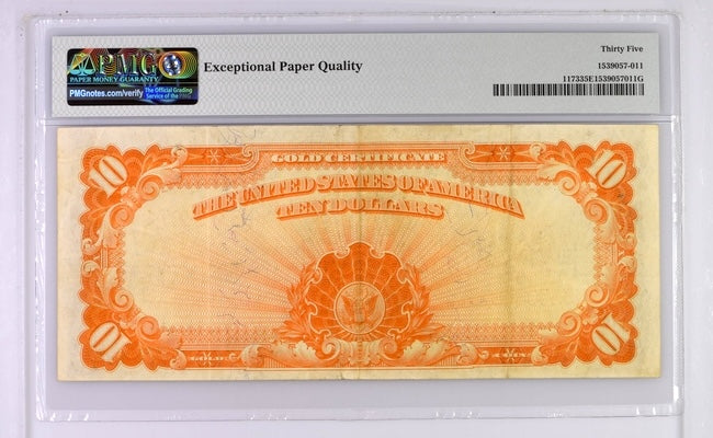 1922 $10 Gold Certificate