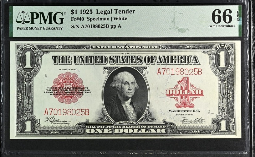 1923 $1 Legal Tender