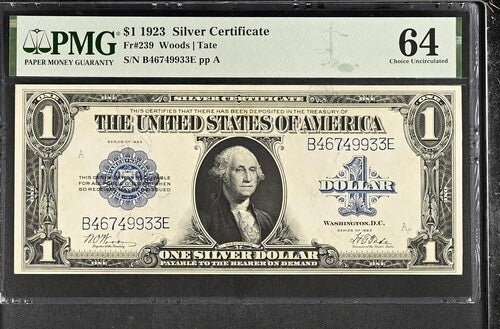 1923 $1 Silver Certificate &quot;Horse Blanket&quot;
