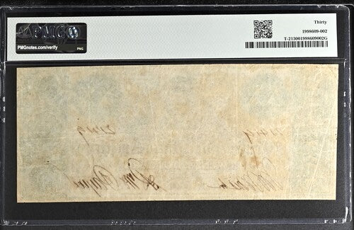 1861 $20 Confederate T-21