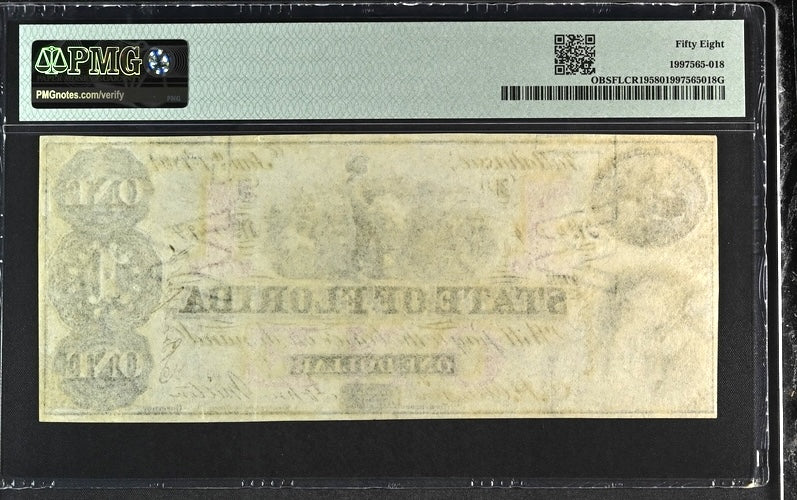 1863 $1 State of Florida