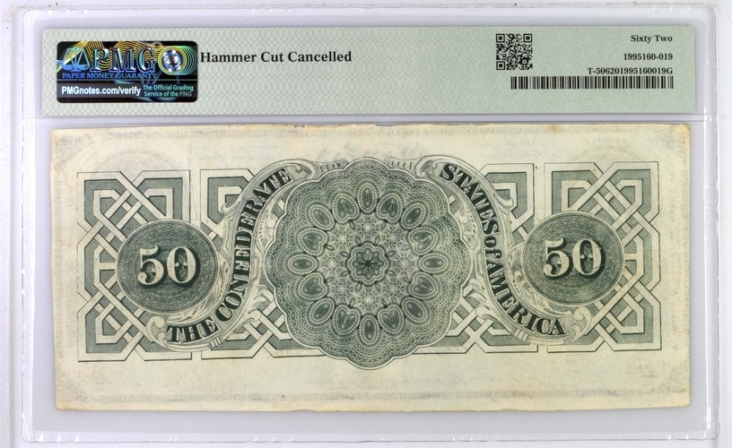 1862 $50 Confederate