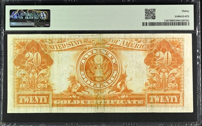 1922 $20 Gold Certificate