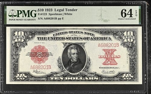 1923 $10 Legal Tender &quot;Poker Chip&quot;