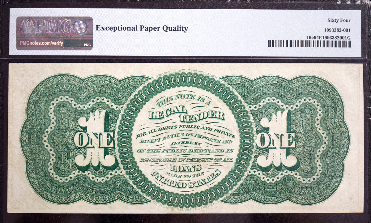 1862 $1 Legal Tender &quot;1st US Dollar&quot;