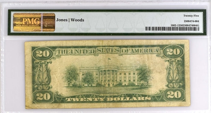 1929 $20 National - Lincoln, Alabama