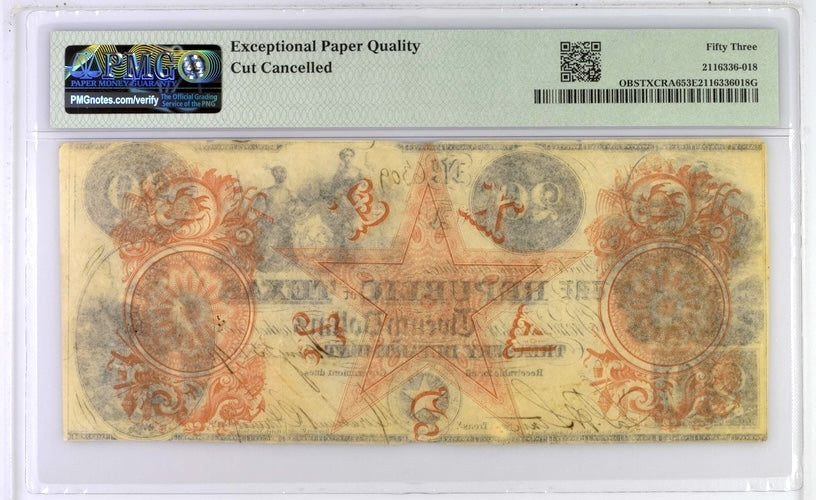 1839 $20 Republic of Texas