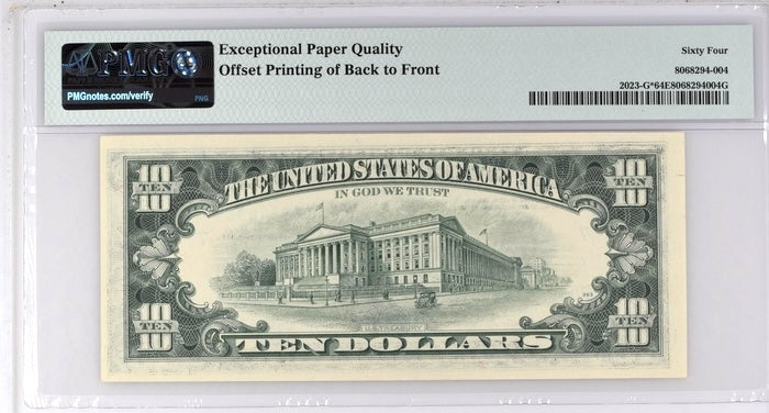 1977 $10 Federal Reserve Error Note