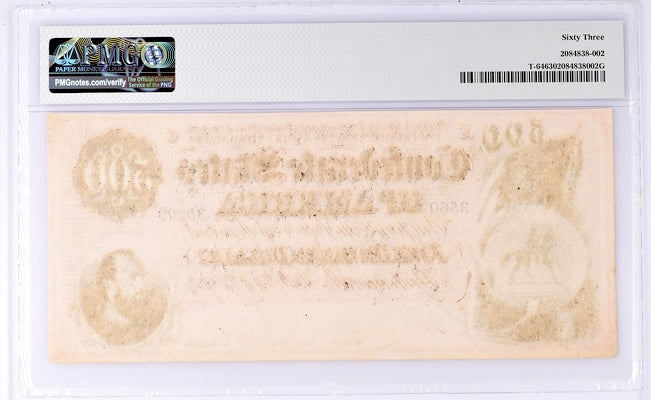 1864 $500 Confederate
