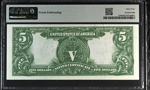 1899 $5 Silver Certificate &quot;Chief&quot;