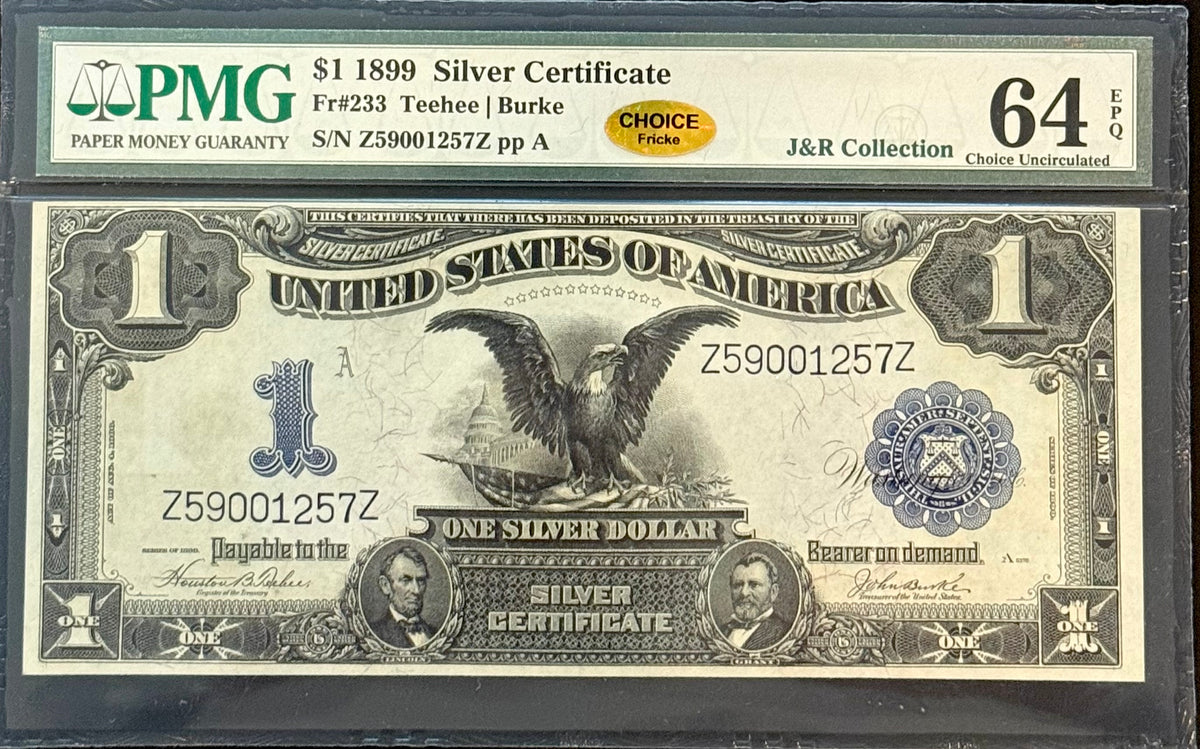 1899 $1 Silver Certificate	&quot;Black Eagle&quot;