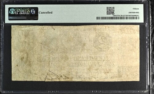 1839 $2 Obsolete Republic of Texas
